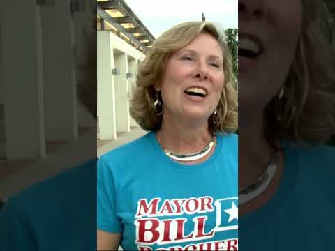 Slidell Police Chief Randy Fandal and Interim Mayor Bill Borchert face off