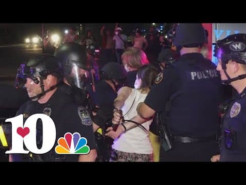 Several people arrested at peaceful demonstration after being told to leave by UT