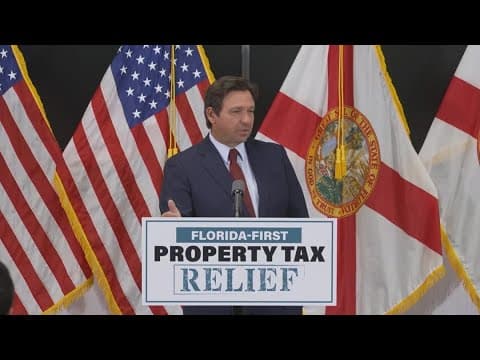 DeSantis proposes $1,000 tax cut for homeowners in continued push to eliminate property taxes