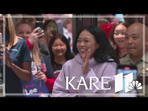 Olympian Suni Lee welcomed home in Minnesota