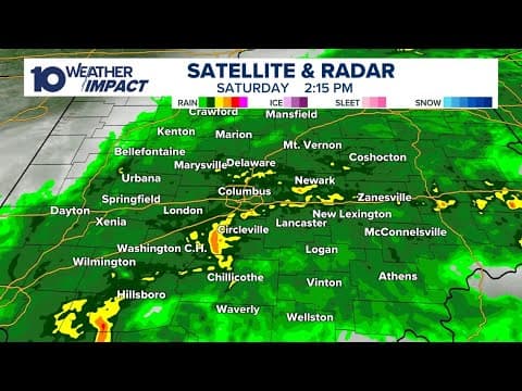 LIVE RADAR: Rain moving through central Ohio