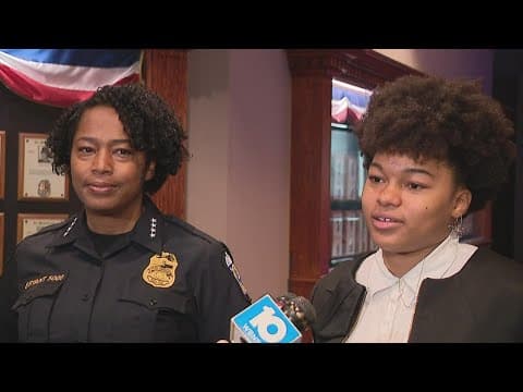 Teens meet with Columbus police, fire chief