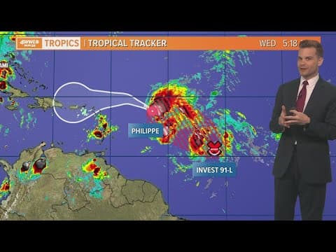 Wednesday morning tropical update: Watching Philippe and Invest 91