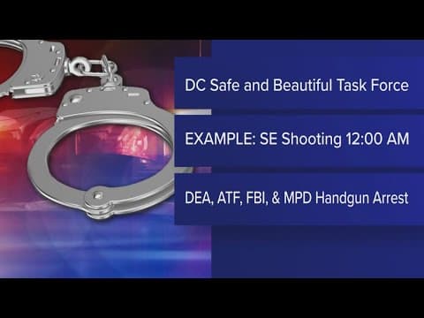 Who's making the arrests in DC during the federal takeover?