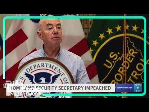 House votes to impeach Homeland Security Secretary Alejandro Mayorkas
