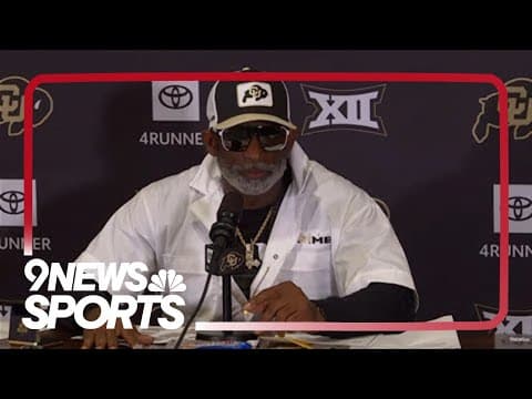 Deion 'Coach Prime' Sanders speaks at CU fall media day