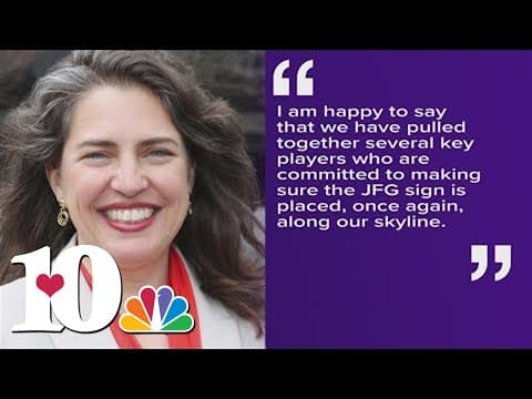 Knoxville working to find new home for JFG sign, mayor says