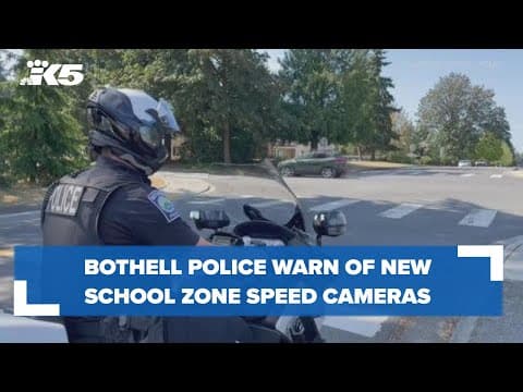 School zone speed cameras now activated in Bothell