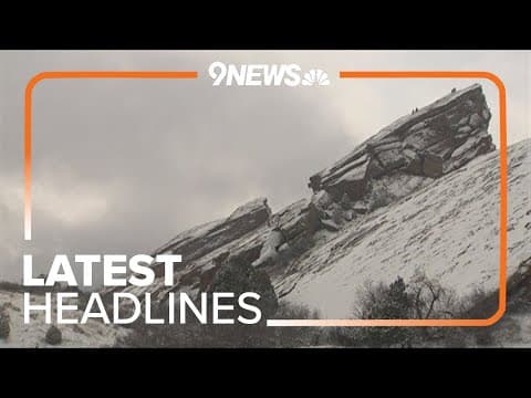Latest headlines | Slick roads remain as snow comes to an end in Denver