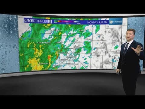Live Doppler 13 forecast | 4pm Update forMonday, April 29, 2024