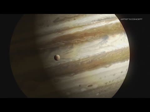 NASA to launch largest spacecraft for planetary mission to one of Jupiter's moons