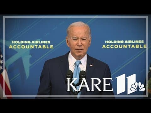 The White House to propose more airline reimbursements