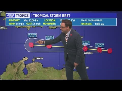 Wednesday evening tropical update