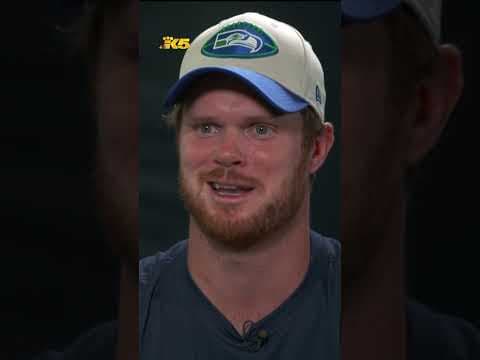 Seahawks QB Sam Darnold's favorite phone app mocked by girlfriend but now she loves it. #nfl #birds