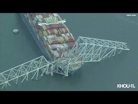 Baltimore bridge collapse: Maryland governor answers questions during update