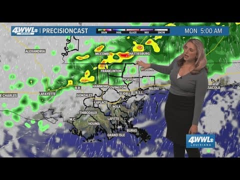 New Orleans 6:30pm Weather: Warmer week, possible rain chances