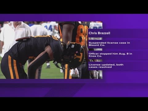 UT player's suspended license case resolved in Blount County