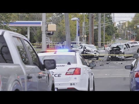 Man charged in 100 mph Pendleton police chase that ended in Anderson crash killing 2, injuring 4