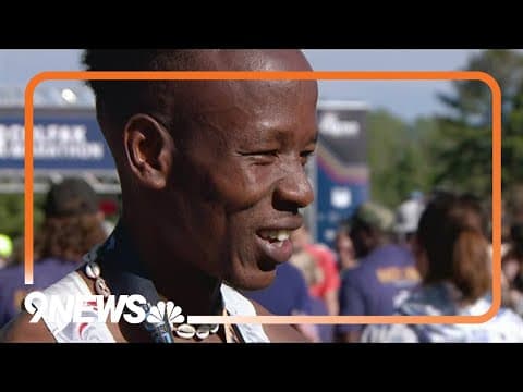 Men's winner of Colfax Half-Marathon breaks record