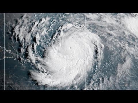 Hurricane Erin downgraded to Category 3 as tropical storm warning issued for Turks and Caicos