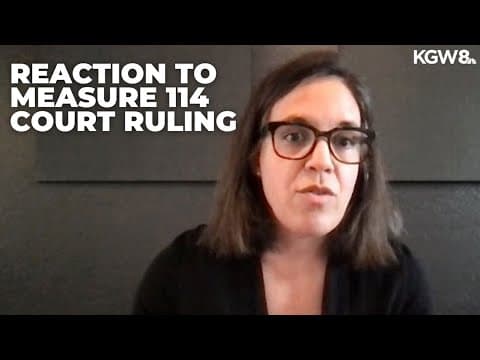 LIVE: Gun safety advocates, legal expert discuss Measure 114 victory