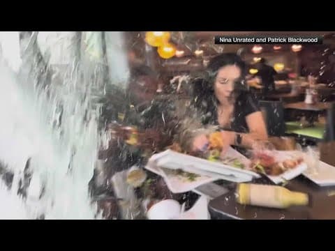 Car crashes into social media influencers