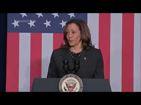 Vice President Harris makes her first public comments on Trump assassination attempt