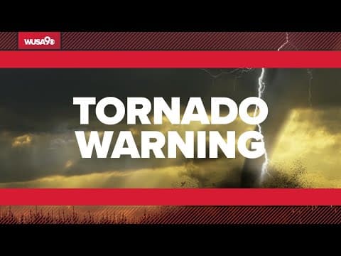 WATCH: Tornado Warning in Virginia