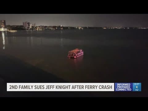 Another family is suing the boater at the center of the deadly Clearwater Ferry crash