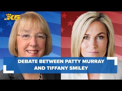 Patty Murray, Tiffany Smiley debate in race for US Senate