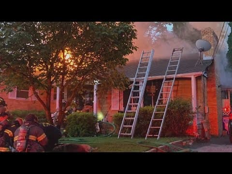 One person taken to a nearby hospital after house fire in College Park