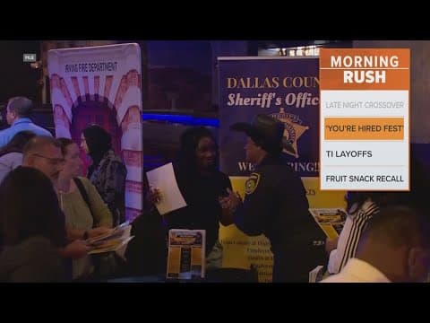 60 employers will participate in a Dallas job fair today