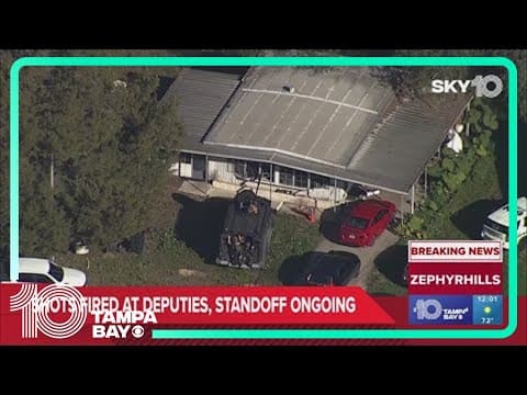 Pasco County deputies in standoff with man who shot toward them, authorities say