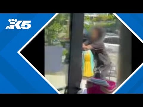 Video shows man attacking Seattle business owner