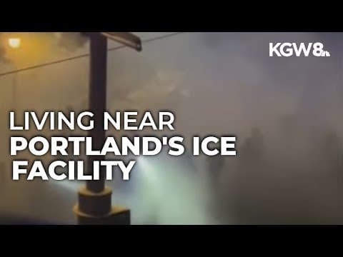 Resident says balcony was hit by pepper balls amid ICE protests near Portland waterfront