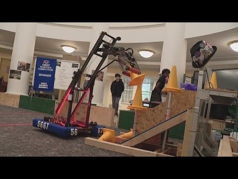 New Albany High School robotics team heads to world championships