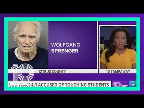 Citrus County substitute arrested for inappropriately touching students, authorities say