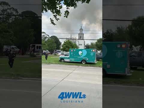 Blaze erupts at Hope Haven Center non-profit in Marrero, LA