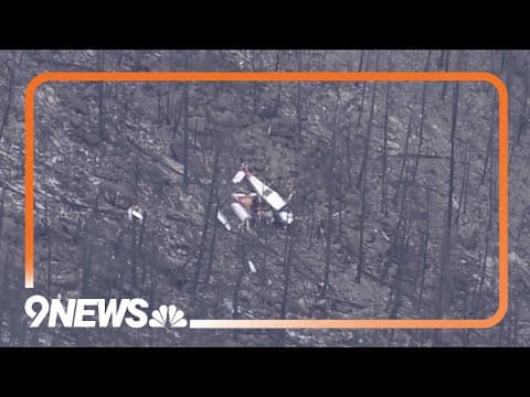 RAW: Civil Air Patrol plane crashes near Storm Mountain in Colorado
