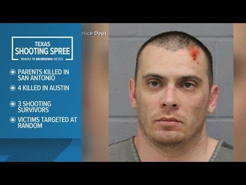 Officials identify man arrested in connection with shooting spree across 2 Texas cities
