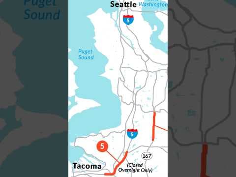 Gear up for weekend road closures around western Washington