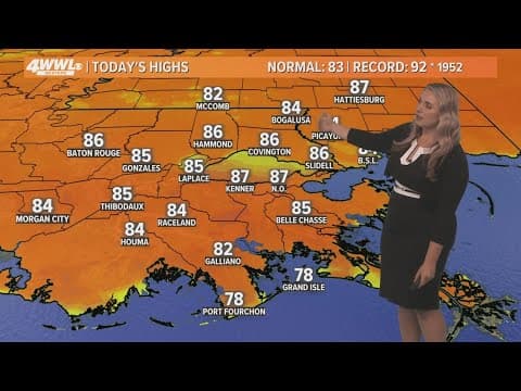 New Orleans weather: full Saturday forecast