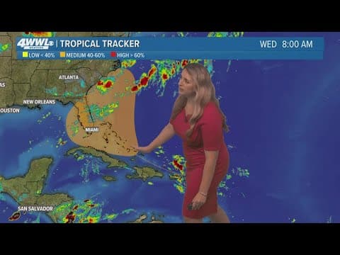 Wednesday 12pm Tropical Update: Tropical depression may form this weekend