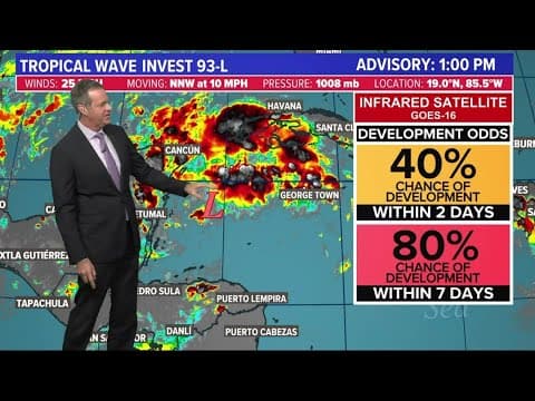 Tropical update: We could soon have Idalia in the Gulf of Mexico