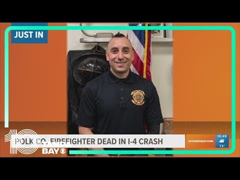Polk County firefighter killed in crash on I-4