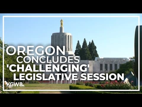 Oregon lawmakers react to end of 2023 legislative session