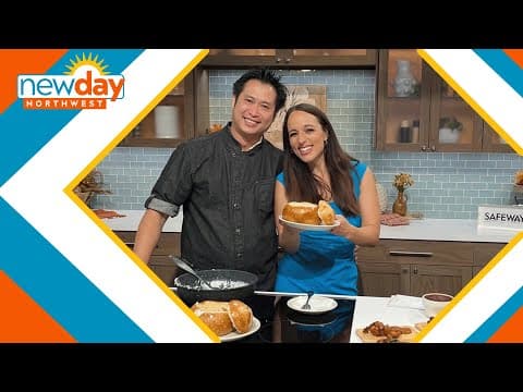 Making Superkim Crab House's clam chowder - New Day NW