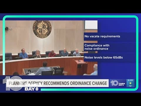 Dunedin's planning agency recommends ordinance change for noise at bars, other properties