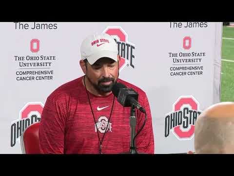 Head coach Ryan Day on Ohio State quarterback battle #shorts