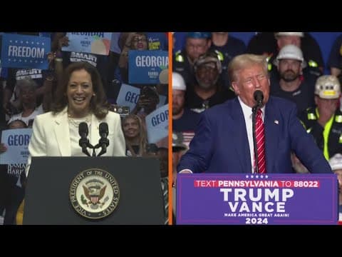 Kamala Harris, Donald Trump continue campaign for the White House